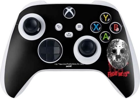 Skinit Decal Gaming Skin Compatible with Xbox Series S Controller - Officially Licensed Warner Bros Friday The 13th Friday The 13th Design in Kuwait