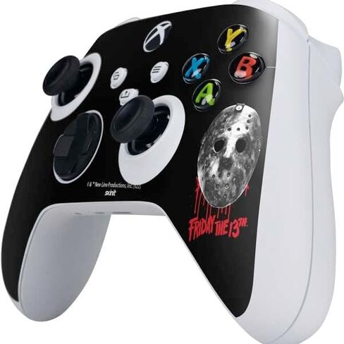 Skinit Decal Gaming Skin Compatible with Xbox Series S Controller - Officially Licensed Warner Bros Friday The 13th Friday The 13th Design in Kuwait
