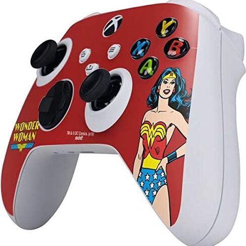 Skinit Skinit Gaming Gaming Skin متوافق مع وحدة التحكم S -Series S Series - مرخص رسميًا DC Comics Wonder Woman Classic Action Design in Kuwait