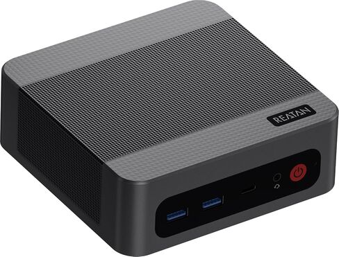 Reatan Mini PC Intel S6 Core i5 12450H(8C/12T,Turbo 4.4GHz), 16GB DDR4 512GB 3200 MHz NVMe SSD Gaming PC, 4K Triple Display, Mini Desktop Computer, WiFi6/BT5.2 in Saudi Arabia
