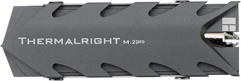 Thermalright TR-M.2 2280 Type A G 2280 مبدد حراري لتبريد SSD M.2 2280 مبرد مبدد حراري، ألومنيوم، مع 2 موصلية حرارية، مبرد SSD عالي الأداء لسطح المكتب، رمادي in Kuwait