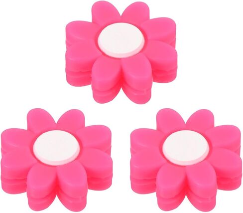 PATIKIL Tennis Racket Dampeners, 3 Pcs Soft Silicone Tennis Racquet Vibration Dampeners for Tennis Gift, White in Saudi Arabia