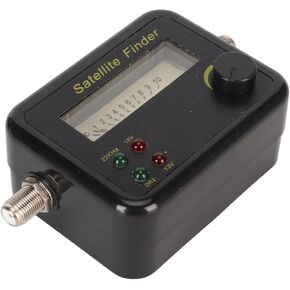 Digital Satellite Finder Portable Tuned C Ku Band with DB Level Control for Detection, SAT Finder for Signal Strength Meter