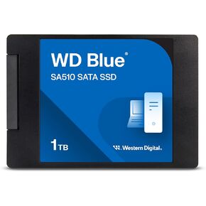 Western Digital 1TB WD Blue SA510 SATA Internal Solid State Drive SSD - SATA III 6 Gb/s, 2.5"/7mm, Up to 560 MB/s - WDS100T3B0A (Renewed)