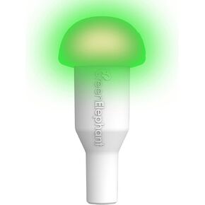 ضوء القنب الأخضر فيل القنب - حارس نقطة LED قابلة لإعادة شحن USB للتخييم ، المشي لمسافات طويلة ، ركوب الدراجات ، صيد الأسماك ، المهرجانات ، الطوارئ - لا توجد بطاريات ليثيوم مستقلة