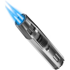 أخف Torch Lighter Butane Wighter Wighter Lighter Lightlable Torch Lighters Torch Lighters Windproof Gas Long Torch Torch Lighter Lighter Lighted Pen Wighter for Candles Grill BBQ Camping (غاز غير متضمن)