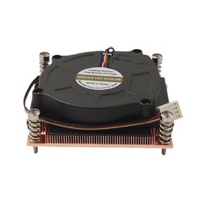 1U LGA115X CPU Fan Active Cooler Heatsink for LGA1150 LGA1151 LGA1200 75x75MM Hole Spacing TDP Up to 125W