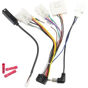 Jayubien 16Pin Car Radio Wire Harness Kit Replacement for Toyota Prado Camry Highlander Pruis Sienna Sequoia w/JBL Amplifier, 20Pin SWC Stereo Wiring Antenna Connector in Saudi Arabia