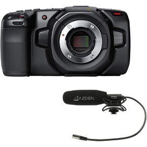 Blackmagic Design Pocket Cinema Camera 4K with Azden SGM-250MX Shotgun Microphone Bundle