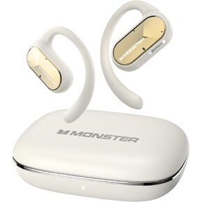 Monster Open Ear AC312 Headphones, Bluetooth 5.4, Wireless Earbuds with ENC Noise-Cancelling Mic, Immersive Stereo Sound by 16mm Large Drivers, Clear Calls, 32H Playtime, Sport Earbuds for Gym