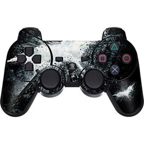 Skinit Decal Gaming Skin for PS3 Dual Shock Wireless Controller - Officially Licensed Warner Bros Batman Dark Knight Rises Design