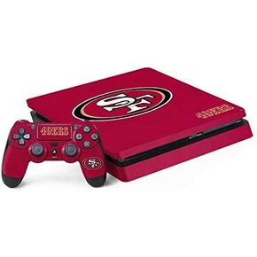 Skinit Decal Gaming Skin Compatible with PS4 Slim Bundle - Officially Licensed NFL San Francisco 49ers Large Logo Design