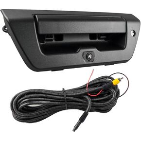 Tailgate Handle with Rear View Camera Fit for Ford F150 F-150 2015 2016 2017 Replace FL3Z-9943400-BA, Liftgate Latch Handle 1080P Camera