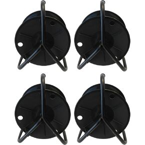 Audio2000'S ADC2716B4 4-Pack Portable Cable Reels/Cord Reels, Capacity of Each Reel: 330 feet of 6mm Cable/Cord