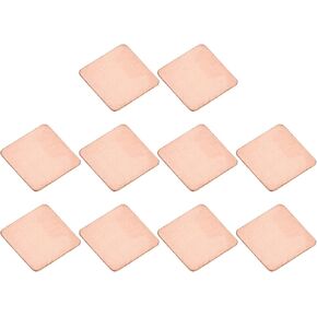 DMiotech 5 حزمة 15 × 15 × 0.4 مم مجموعة وسادة نحاسية حرارية IC رقائق غرفة تبريد تبريد الرقائق لتبريد الكمبيوتر المحمول in Kuwait