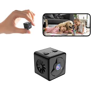 1080P Mini Hidden Camera Spy Wireless, Home Security Camera, Small Camera for Pet, Baby, Night Vision, App Control