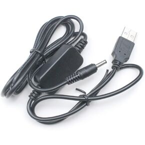 كابل شاحن سفر طاقة USB لجهاز ICOM Air-Band Radio IC-A25N IC-A25C IC-A25 IC-A24 IC-A23 IC-A6 IC-AC-A4 ID-31A ID-51A IC-91AD IC-92AD IC-W31A IC-T-T70A IC-80AD