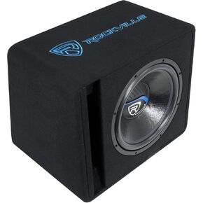 Rockville VS15K52 15" K5 2000W Car Subwoofer in Vented Enclosure, 2 Ohm, Deep Bass, Durable MDF Build, Pre-Assembled, for Car Audio Enthusiasts