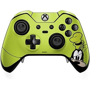 Skinit Decal Gaming Skin Compatible with Xbox One Elite Controller - Officially Licensed Disney Friends Goofy Up Close Design
