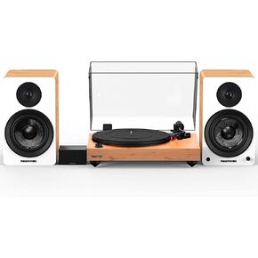 Fluance Reference RT83 High Fidelity Vinyl Turntable with PA10 Phono Preamp and Ai61 Powered 6.5" Bookshelf Speakers, Ortofon 2M Red Cartridge, 120W Class D Amplifier, Bluetooth (Lucky Bamboo)