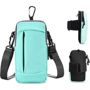 Phone Holder for Running Armband,Cell Phone Purse Small Crossbody Bags for Women Men Kids,iPhone 16 16e 15 14 13 12 11 Pro Max Xs Xr X Galaxy Ultra Plus Note,Sports Arm Bands Fit Workout Gym