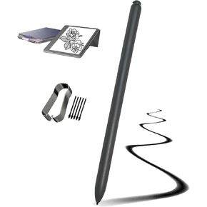 Z-10 Premium Pen Replace for Amazon Kindle Scribe Premium Pen ، قلم قلم أنيق متوافق مع Kindle Scribe ، مع محسّن للممحاة (أسود)