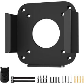 Mount for Mac Mini M4/M4 Pro 2024 VESA/Wall/Under Desk Mount for Mac Mini M4 Metal Mounting Bracket Compatible with Mac Mini M4 Anti-Scratch Monitor Mount Holder for Mac Mini M4 with Remote Holder