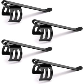 Flashlight Clips Compatible with Streamlight Stylus Pro and Microstream Penlight, Flashlight Pocket Clips, 4 Pieces
