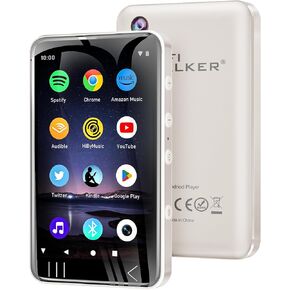 MP3 Player with Bluetooth and WiFi, Music Player with Camera Spotify Pandora,Amazon Music, 4" Touch Screen Android MP4 Player with Speaker 144GB MP4 & MP3 Player for Travel Sport