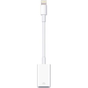 [Apple MFi Certified] Apple Lightning to USB Camera Adapter Lightning Female USB OTG Cable Adapter for Select iPhone, iPad Support Connect Camera, Card Reader, Flash Drive, MIDI Keyboard, White