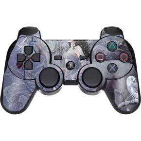 Skinit Decal Gaming Skin Compatible with PS3 Dual Shock Wireless Controller - Officially Licensed Nene Thomas Fairy with Horse in Snow by Nene Thomas Design