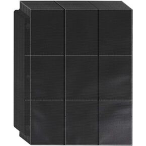 900 Pockets Trading Card Binder Sleeves, Baseball Card Sleeves Fit for Standard Size Sport Cards, Baseball Card Holder for 3 Ring Binder