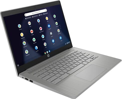 HP 14" Chromebook for Student and Business, HD Thin and Light Chromebook Laptop, Intel Celeron N4120, 16GB RAM, 192GB Storage (64GB eMMC+5ave 128GB Flash Memory), HDMI, Wi-Fi, Chrome Os, Rose Gold in Saudi Arabia