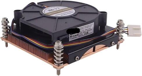 LGA1200 LGA1150 1151 1155 1156 1200 1U CPU CHALER التبريد النشط مع مروحة عالية السرعة in Saudi Arabia