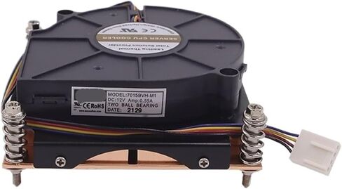 LGA1200 LGA1150 1151 1155 1156 1200 1U CPU CHALER التبريد النشط مع مروحة عالية السرعة in Saudi Arabia