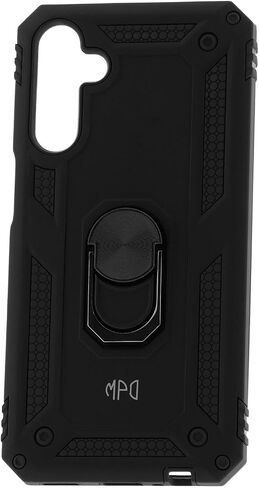 Case for Samsung Galaxy S21 FE 5G Military Grade Shockproof Cell Phone Cover with Kickstand and 360° Rotating Ring, Magnetic Car Mount Compatible, Hard Heavy Duty Armor Protective Shell (Red) in Saudi Arabia