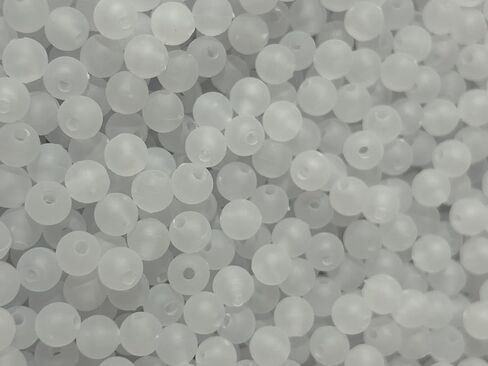 Colored 8mm Round Plastic Fishing Beads 8mm Beads for Fishing Baits & Lures 100-1000 Freshwater & Saltwater Hard Plastic Beads for Fishing Spinner Rigs Made in USA in Saudi Arabia