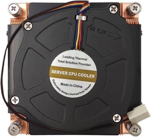 1U LGA115X مروحة CPU مروحة نشط تبريد التبريد لـ LGA1150 LGA1151 LGA1200 75x75mm تباعد ثقب TDP حتى 125W in Kuwait