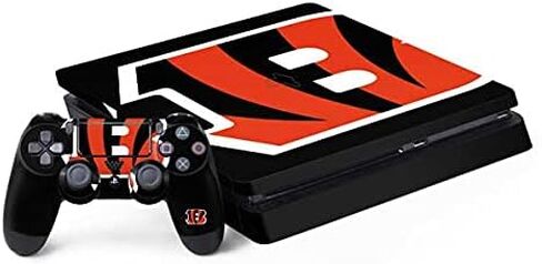 ألعاب Skinit Scenit Maming Skin متوافقة مع حزمة PS4 Slim - NFL Cincinnati Bengals Team Design in Kuwait