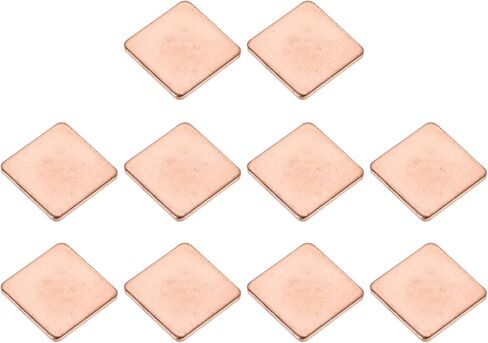 DMiotech 5 حزمة 15 × 15 × 0.4 مم مجموعة وسادة نحاسية حرارية IC رقائق غرفة تبريد تبريد الرقائق لتبريد الكمبيوتر المحمول in Kuwait