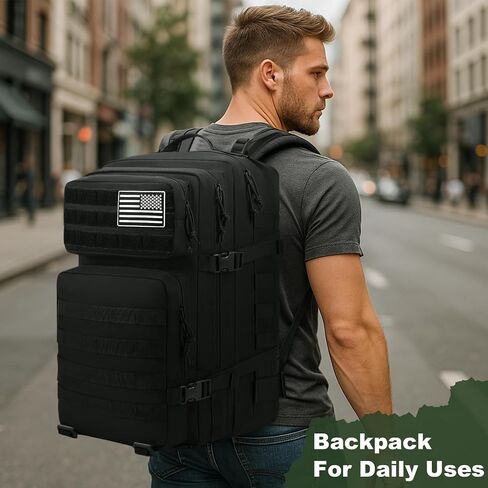 Military Tactical Backpack for Men Army 3 Day Assault Pack Outdoors Hiking Treeking Rucksack with Molle System in Saudi Arabia