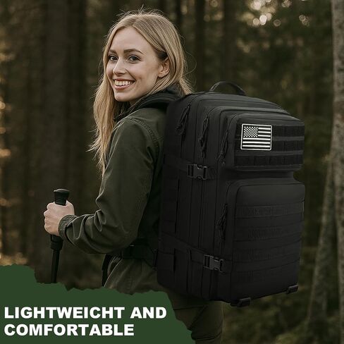 Military Tactical Backpack for Men Army 3 Day Assault Pack Outdoors Hiking Treeking Rucksack with Molle System in Saudi Arabia