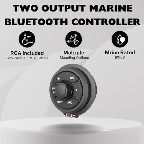 NOAM NUTV5 -S QUAD - ATV/UTV/جنبا إلى جنب مكبرات صوت مقاومة للماء Bluetooth 4.1 in Kuwait