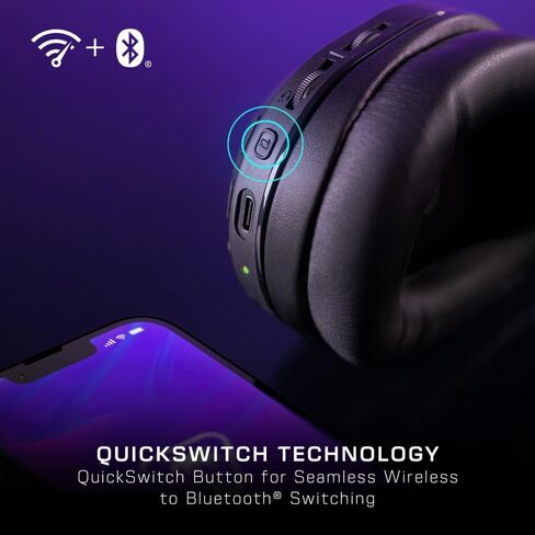 Turtle Beach Stealth 500 Wireless Amplified Gaming Headset for PS5, PS4, PC, Nintendo Switch, & Mobile – 40-Hr Battery, Bluetooth, Memory Foam Cushions, Flip-to-Mute Mic, EQ Presets – Black (Renewed) in Saudi Arabia