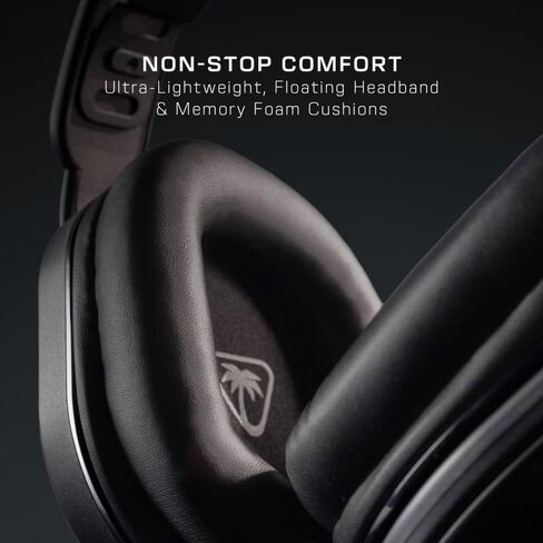 Turtle Beach Stealth 500 Wireless Amplified Gaming Headset for PS5, PS4, PC, Nintendo Switch, & Mobile – 40-Hr Battery, Bluetooth, Memory Foam Cushions, Flip-to-Mute Mic, EQ Presets – Black (Renewed) in Saudi Arabia