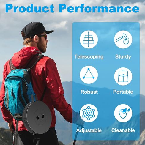 2025 Upgraded Taller 52cm Collapsible Stool with Cushion,Portable Seat,Telescoping Stools,Adujstable Camping Folding Chair for Adults,Maximum Loading 550Ib for Garden Travel Fishing BBQ in Saudi Arabia