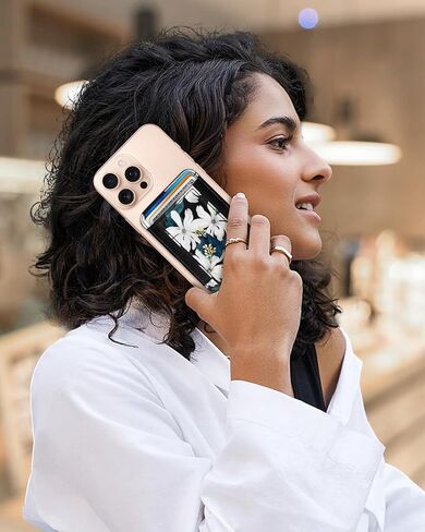 شوروجيت متوافق مع محفظة Magsafe - لنباتات البحر من الجلد المغناطيسي للنساء للبنات لجهاز iPhone 16/15/14/13/12 Series Wallet Crite Aealthetic Card With With Fit 7 Cards in Kuwait