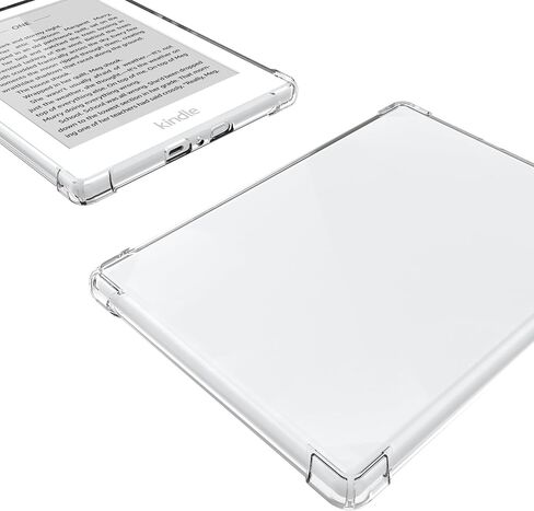 BOZHUORUI Clear Case for Kindle 8th Generation (2016 Released,Model SY69JL) - Lightweight TPU Transparent Flexible Soft Back Cover (Clear) in Saudi Arabia
