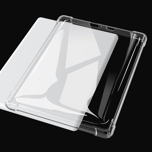 BOZHUORUI Clear Case for Kindle 8th Generation (2016 Released,Model SY69JL) - Lightweight TPU Transparent Flexible Soft Back Cover (Clear) in Saudi Arabia