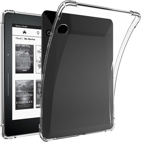 بوزووروي حالة واضحة لسيارة Kindle Voyage E -Reader - TPU خفيفة الوزن TPU غطاء خلفي مرن مرن (واضح) in Saudi Arabia